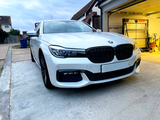 7 Series - G12 Long-wheel Base: Gloss Black Double Slat Grill 16-19