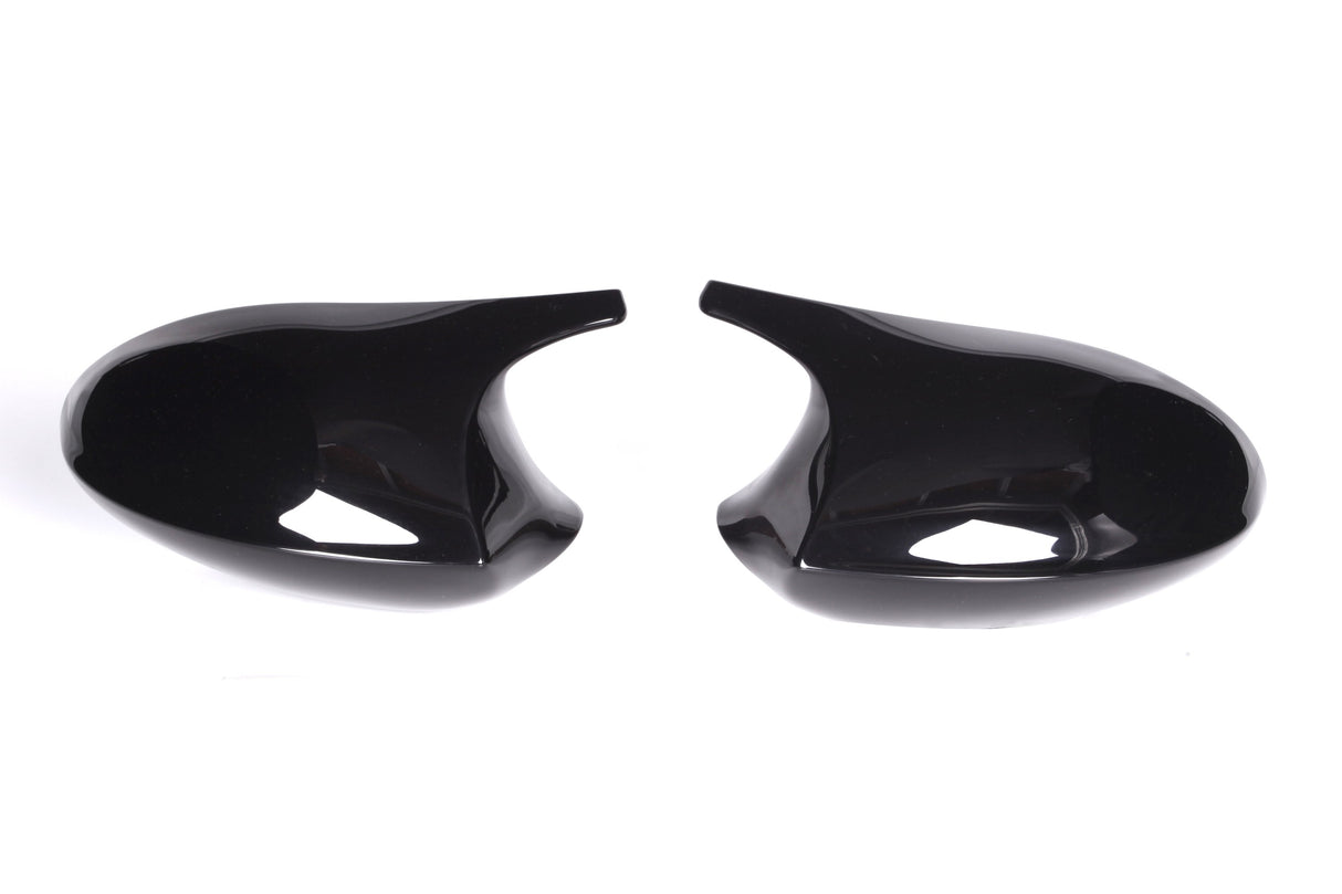 E8X E9X - Facelift: Gloss Black Wing Mirrors - Carbon Accents