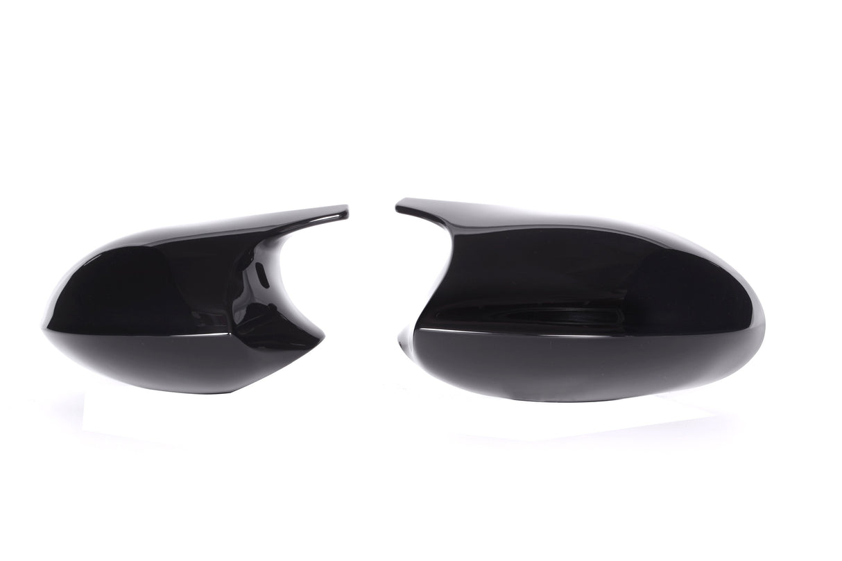 E8X E9X - Facelift: Gloss Black Wing Mirrors - Carbon Accents