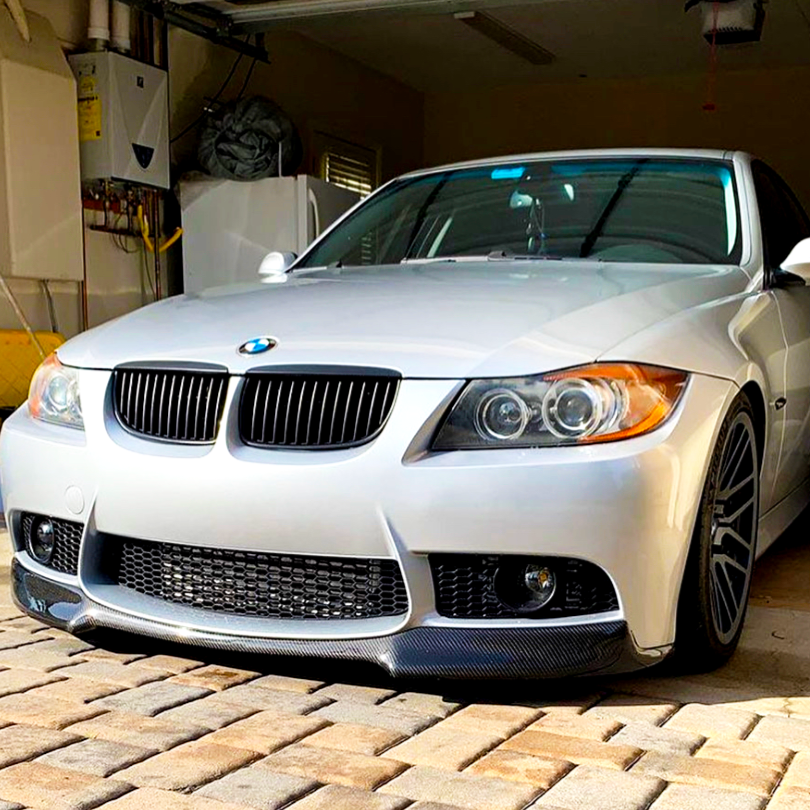 3 Series - E90 Pre-Facelift: Gloss Black Single Slat Grill 05-08