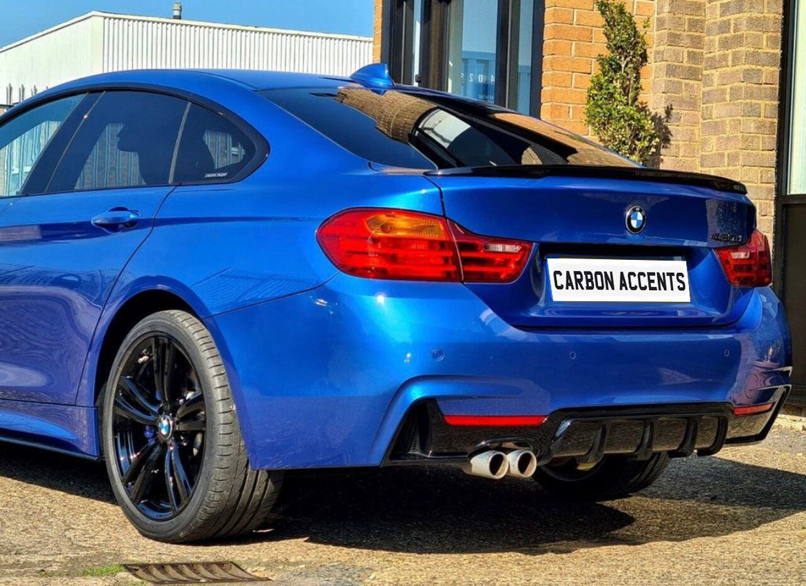 4 Series - F36 Gran Coupe: Gloss Black Performance Spoiler 14-20