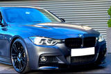 3 Series - F30/F31: Gloss Black M Performance Splitter 12-18