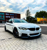 4 Series - F32/F33/F36: Gloss Black M Performance Splitter 14-20