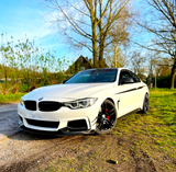 4 Series - F32/F33/F36: Gloss Black M Performance Splitter 14-20