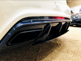 A Class - W176: Gloss Black Diffuser & Black Exhaust Tips 13-18