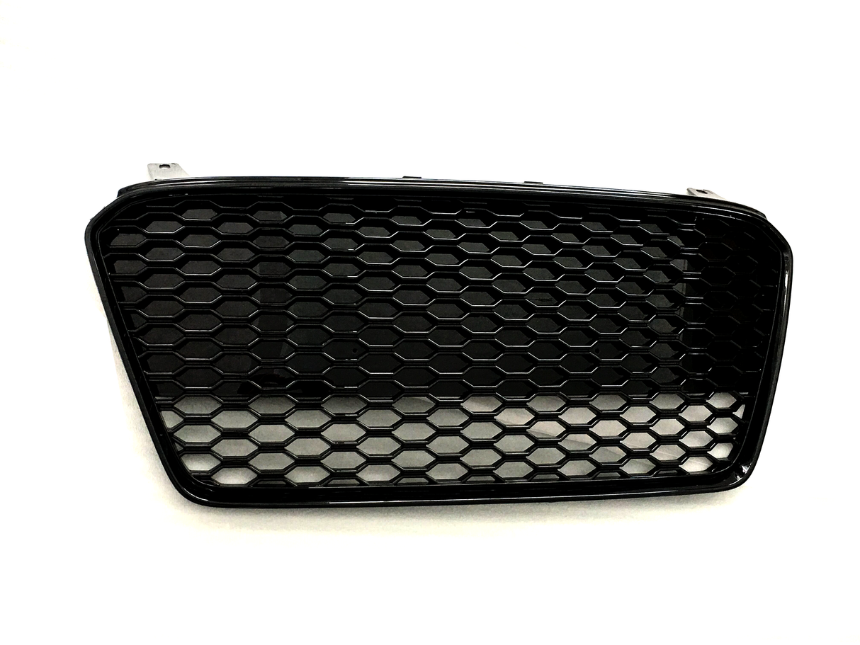 R8 - Type 42: Gloss Black Honeycomb Style Grill 12-14