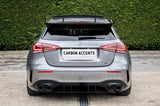 A Class - W177: A45 Style Gloss Black Diffuser & Tailpipes 18-23