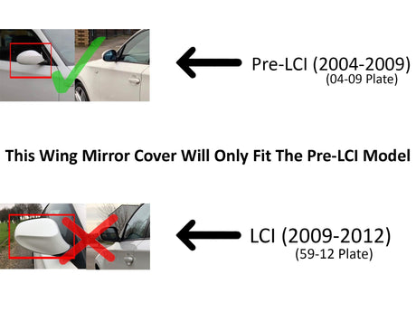 E82 E88 E92 E93 - Pre-facelift: Carbon Fibre Wing Mirrors 06-09 - Carbon Accents