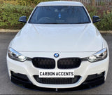 3 Series - F30/F31: Gloss Black Grill Two Slate - Carbon Accents