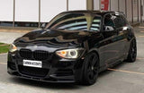 1 Series - F20/F21 PRE-LCI: Gloss Black Grill Double Slate 2011-2015 - Carbon Accents